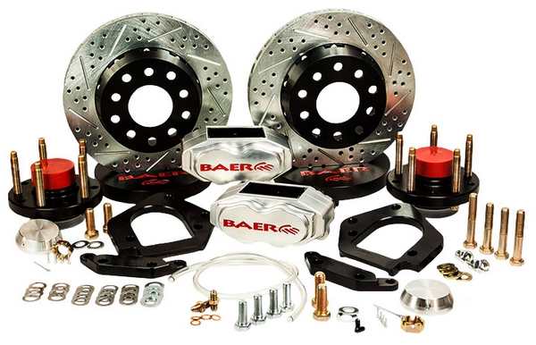 11" Front SS4+ Deep Stage Drag Race Brake System - Arctic White